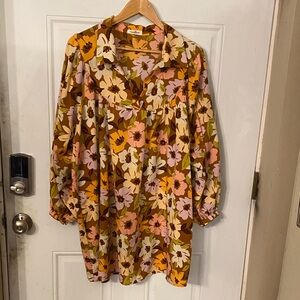 Gee Gee Floral Shirt Dress
